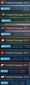football manager playing time