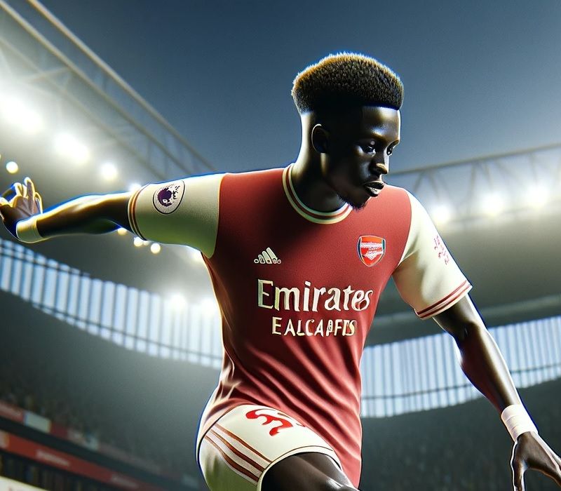 ilustration-Bukayo-Saka